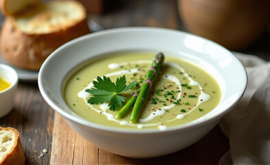 asparagus soup with cream asparagus month