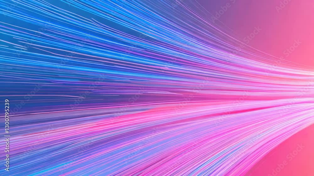 Poster colorful abstract digital transformation concept with dynamic gradient lines and vibrant light strea