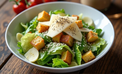 salad with chicken and vegetables caesar salad national salad month