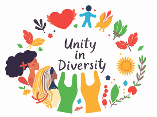 Unity in Diversity: Inclusive Beauty Vector Design Elements