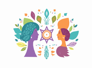 Unity in Diversity: Inclusive Beauty Vector Design Elements