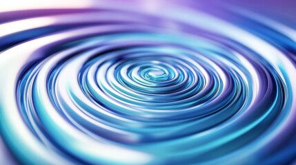Abstract Blue Purple Swirl Vortex Background