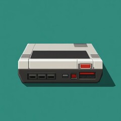 Retro Pixel Art Game Console Design
