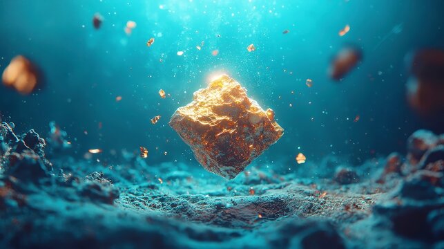 Futuristic Applications of Rare-Earth Elements, exploring innovative uses in advanced materials for technology, aerospace, and clean energy, highlighting their transformative potential.