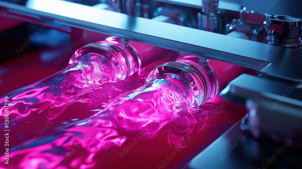 Poster precision ink flow in modern printing press setup