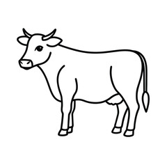 vector image of a fox