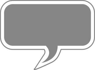Fototapeta premium speech bubble on black background