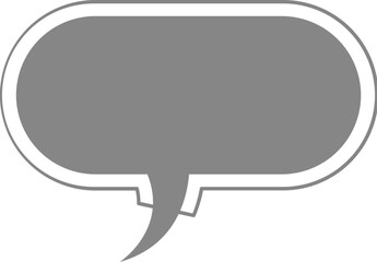 Fototapeta premium speech bubble on black background