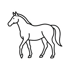 Obraz premium horse vector illustration
