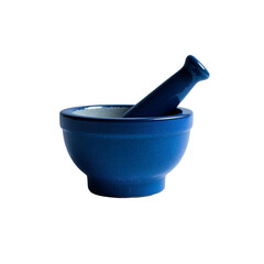 Mortar pestle of blue color aesthetic alternative clinic PNG transparent