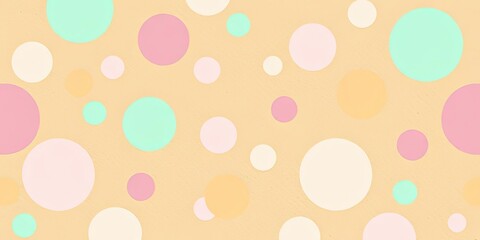 Pastel Circle Pattern Abstract Background Texture
