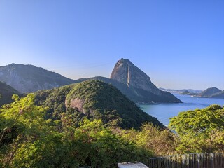 sugarloaf mountain sea forest rio de janeiro