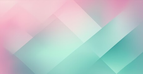 Pastel modern gradient background soft pink merging cool mint fine grainy noise texture overlapping geometric formations smooth radiant glows bright colorful design