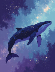 Abstract Cosmic Whale