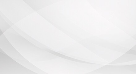A sophisticated abstract background showcasing smooth, flowing curves in shades of white and gray