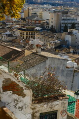 Fototapeta premium City architecture details. An old city surrounded by nature. Historic Spanish town