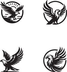 bird vector logo icon illustration silhouette