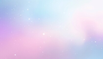 Pastel background with sparkles.