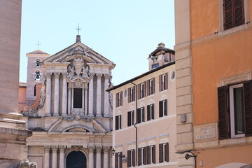 Blick in das Zentrum der Stadt Rom in Italien	