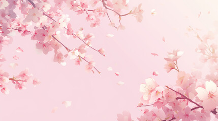 桜の花びらのイラスト