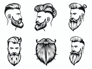 Creative Hairdo and Beard Artwork Compilation