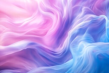 Obraz premium Abstract Pastel Swirls Lavender, Aqua, and Pink Fabric Texture