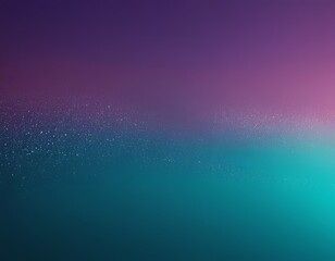 A vibrant gradient background blending purple and teal hues with sparkling elements.