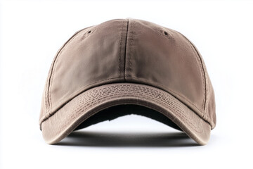 Fototapeta premium Selective focus baseball cap isolated on white background.
