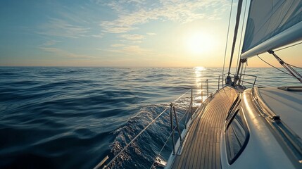 Obraz premium “Sailing into the Horizon”