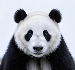 Naklejka premium Close up of giant pandas