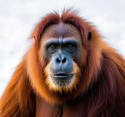 Obraz premium Close up of orangutans