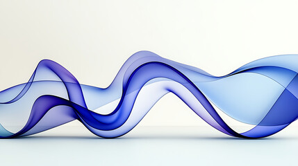 A blue wave is shown in the image, with the color blue dominating the scene. generated using AI