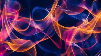 Obraz premium Vibrant Abstract Neon Background with Glowing Light Effects, Futuristic Gradient Design, and Electric Blue, Purple, Pink Hues. Dynamic and Colorful Digital Texture for Creative Visuals.