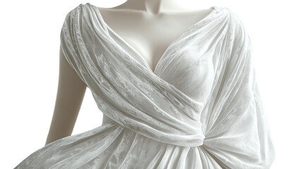 Exquisite white color vinyl clothing glamour illustration - ultra-detailed masterpiece.