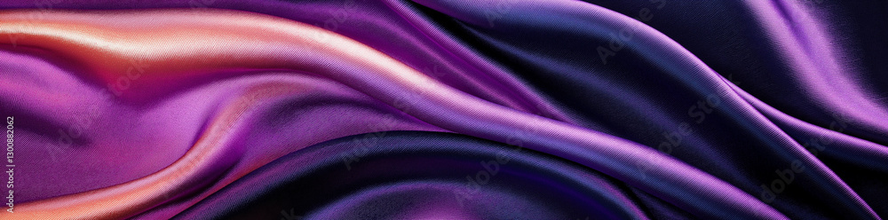 Aufkleber luxurious dark purple velvet fabric with elegant texture and smooth draping. rich colors create soph