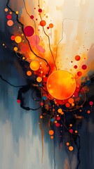 Ember Glow Tapestry