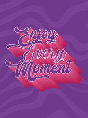 handdrawn 3D colorfull typography design. motivation quotes, motivation instagram post, flayer, social media flayer, t'shirt design, high quality print and other uses.