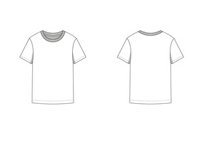 Unisex_Basic_TShirt_Flat_Sketch 
