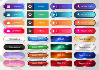 Button Banner Set 007