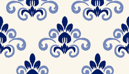 geometric ethnic vintage texture vector art design. textile fashion pattern line ikat seamless pattern and batik fabric texture asian background wallpaper geometry indian. Ethnic abstract ikat art .