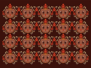 OWL SEAMLESS PATTERN