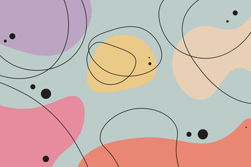 Abstract blob background