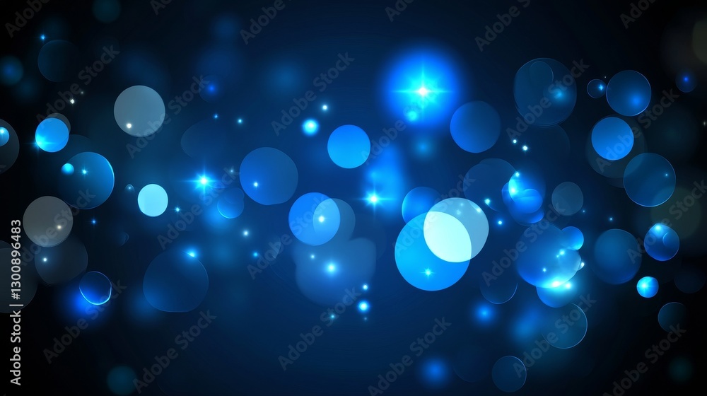 Poster smooth blurred gradient blue abstract background. soft fluid color transition with modern minimalist