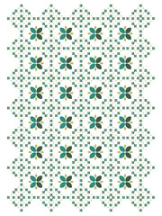Vector Geometric Seamless Pattern
