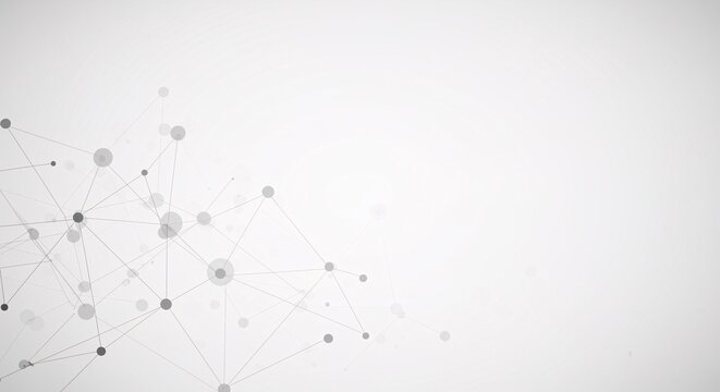 a sophisticated abstract network graphic