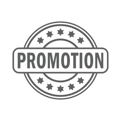 Fototapeta premium promotion rubber stamp, icon, flat, design, vector, illustrations, Graphic Design, education, style, trendy, collections