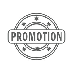 promotion rubber stamp, icon, flat, design, vector, illustrations, Graphic Design, education, style, trendy, collections