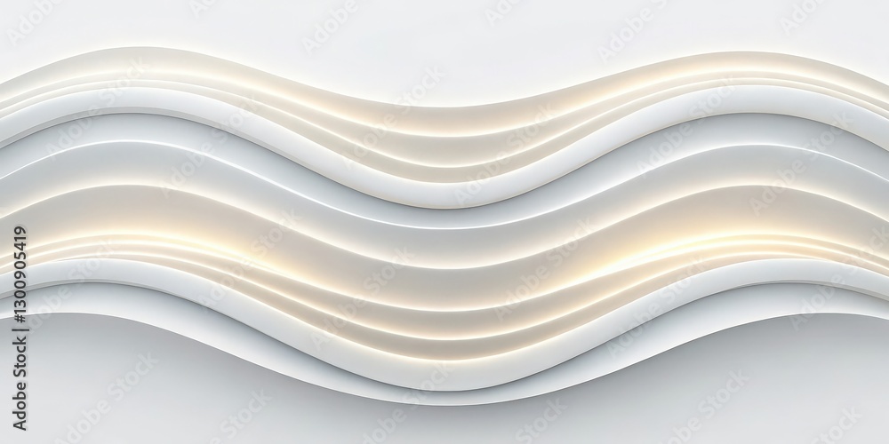 Poster a close-up view of abstract wavy lines in a seamless pattern, evoking a sense of calmness and flow