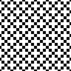 Fototapeta premium シンプルなドット絵のシームレスパターン 黒 37.5％ 四角 