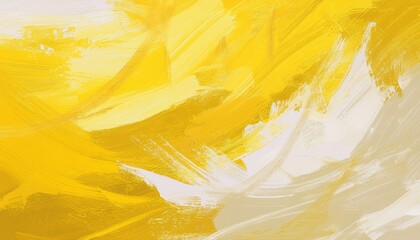 yellow white paint brush strokes background